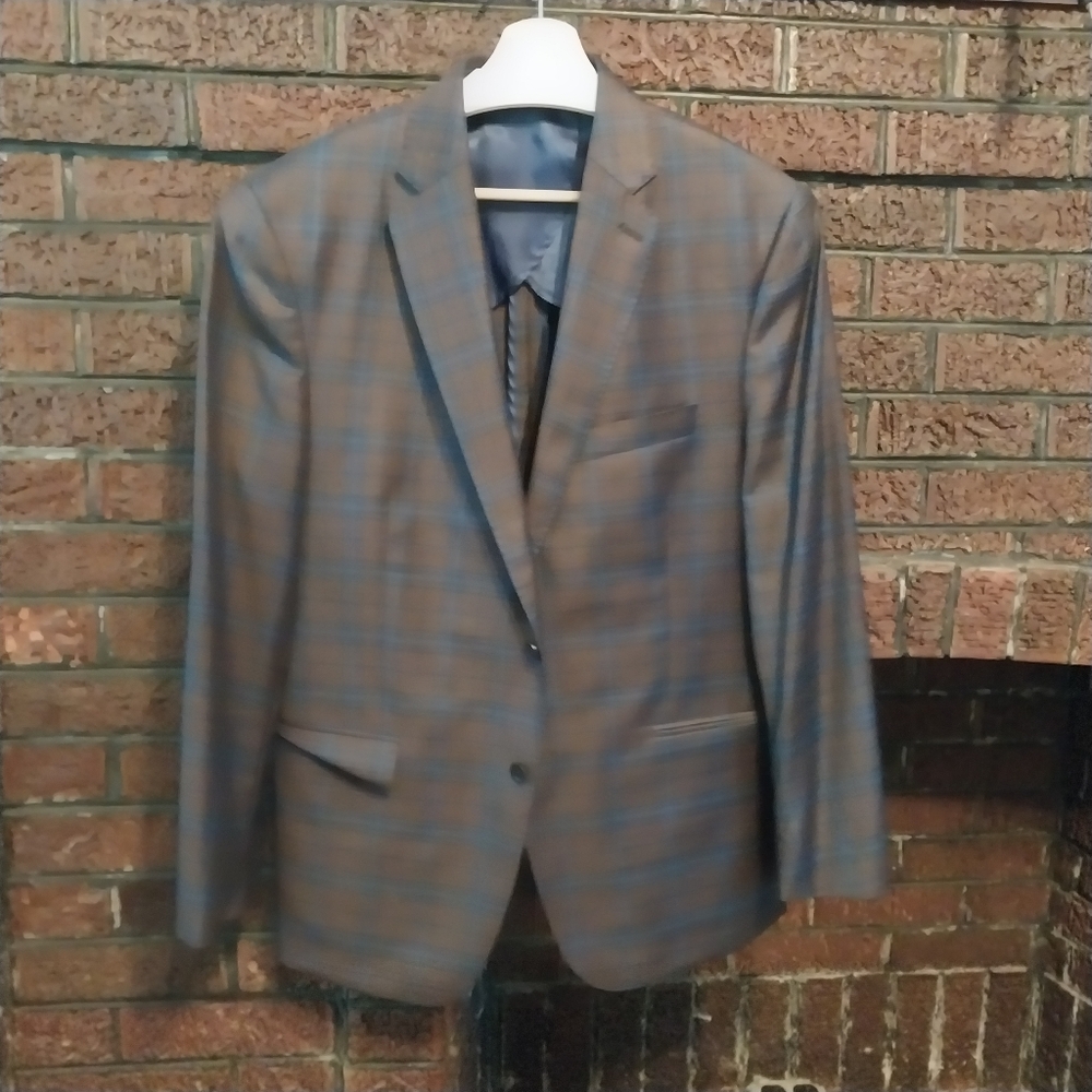 HSM x Reda Burgandy & Navy sportscoat